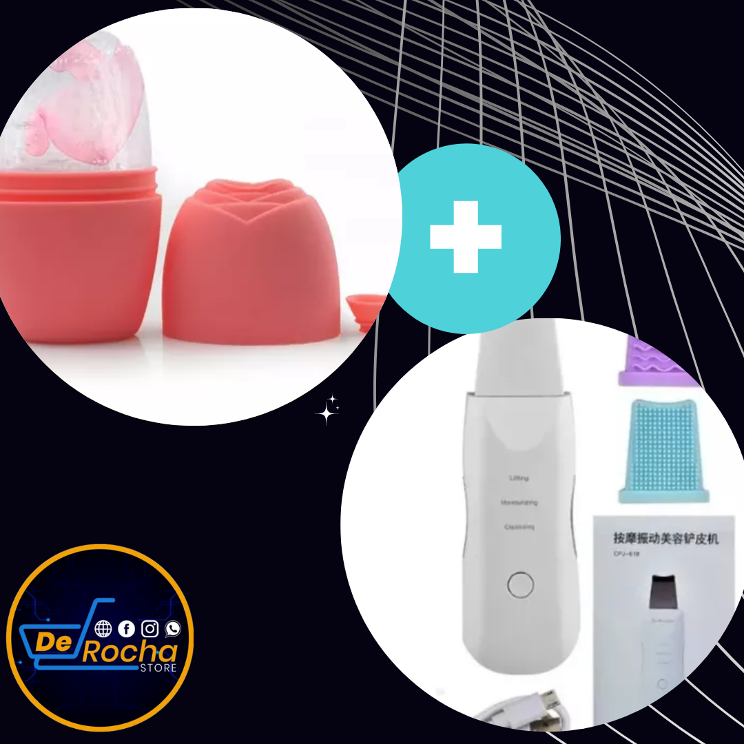 Kit limpiador ultrasonico+molde hielo